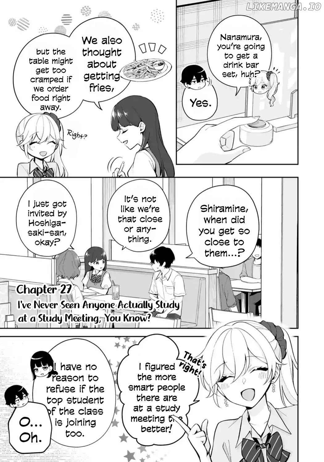 Please Leave Me Alone (For Some Reason, She Wants to Change a Lone Wolf's Helpless High School Life.) Chapter 27 - page 1