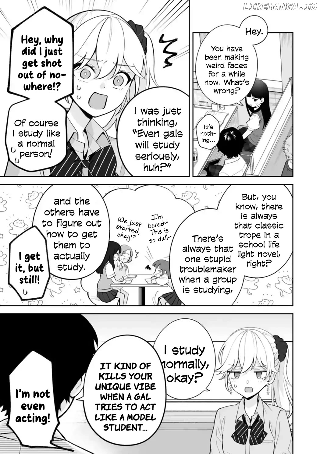 Please Leave Me Alone (For Some Reason, She Wants to Change a Lone Wolf's Helpless High School Life.) Chapter 27 - page 7