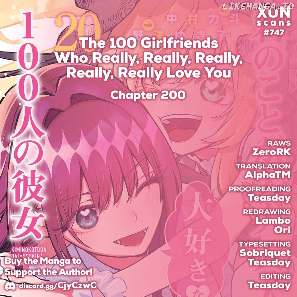 The 100 Girlfriends Who Really, Really, Really, Really, Really Love You Chapter 200 - page 1