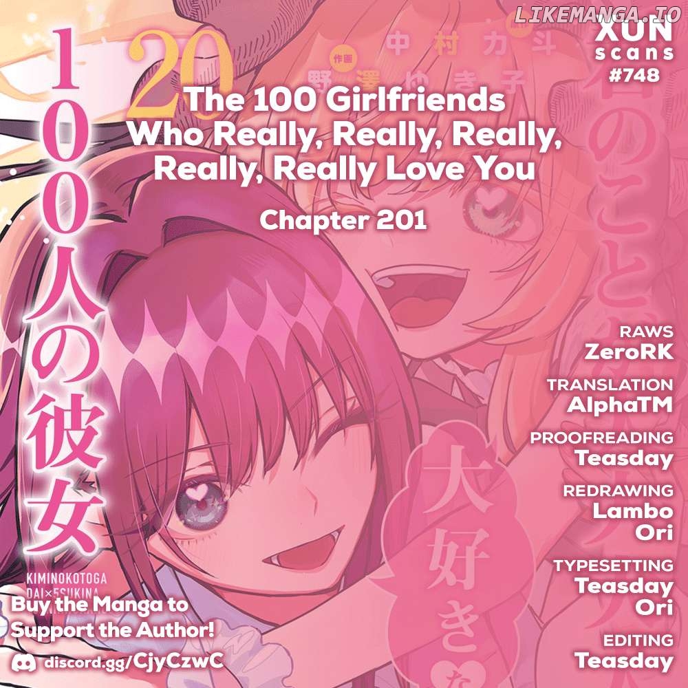 The 100 Girlfriends Who Really, Really, Really, Really, Really Love You Chapter 201 - page 1
