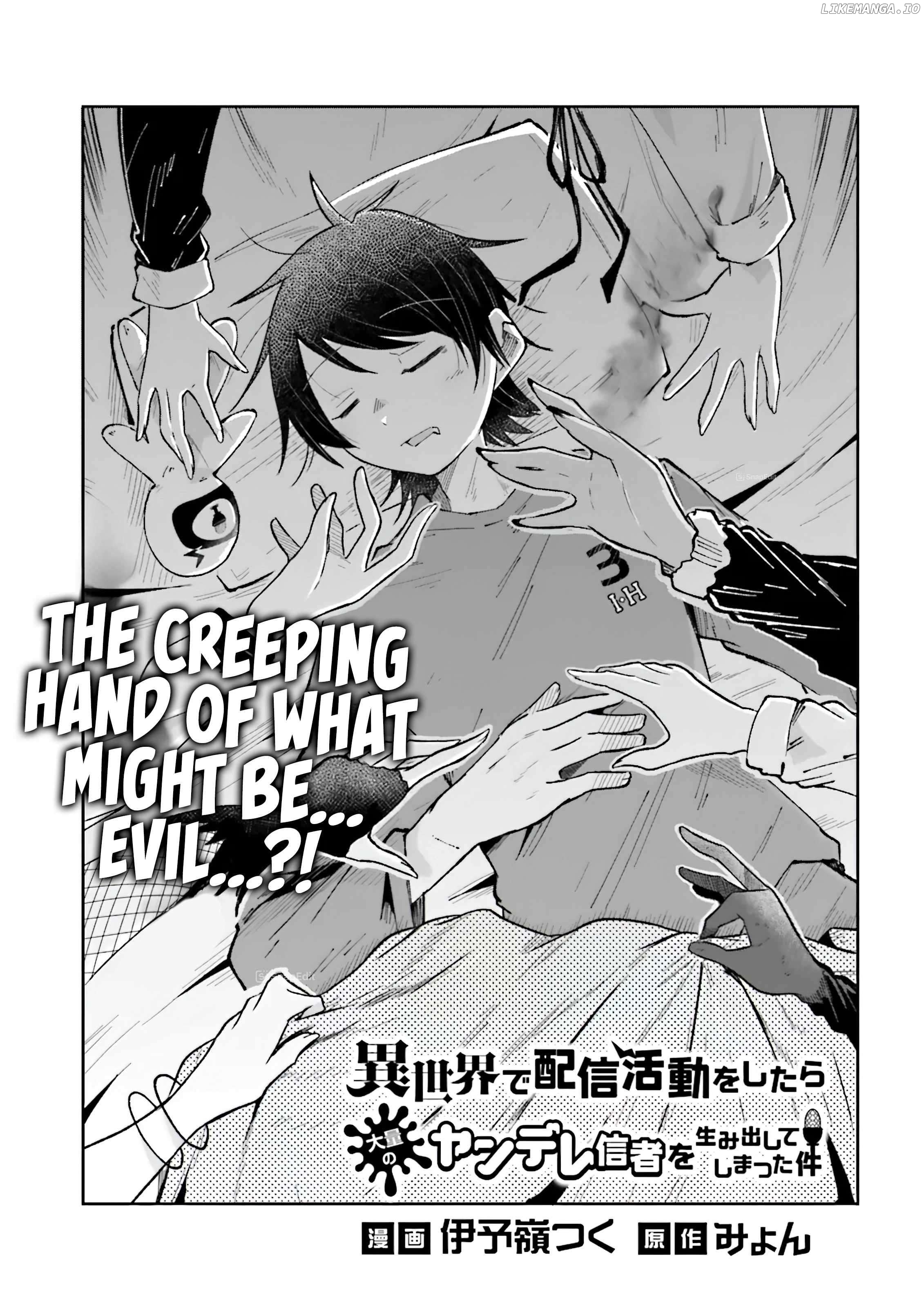 Isekai De Haishin Katsudou Wo Shitara Tairyou No Yandere Shinja Wo Umidashite Shimatta Ken Chapter 40.1 - page 1