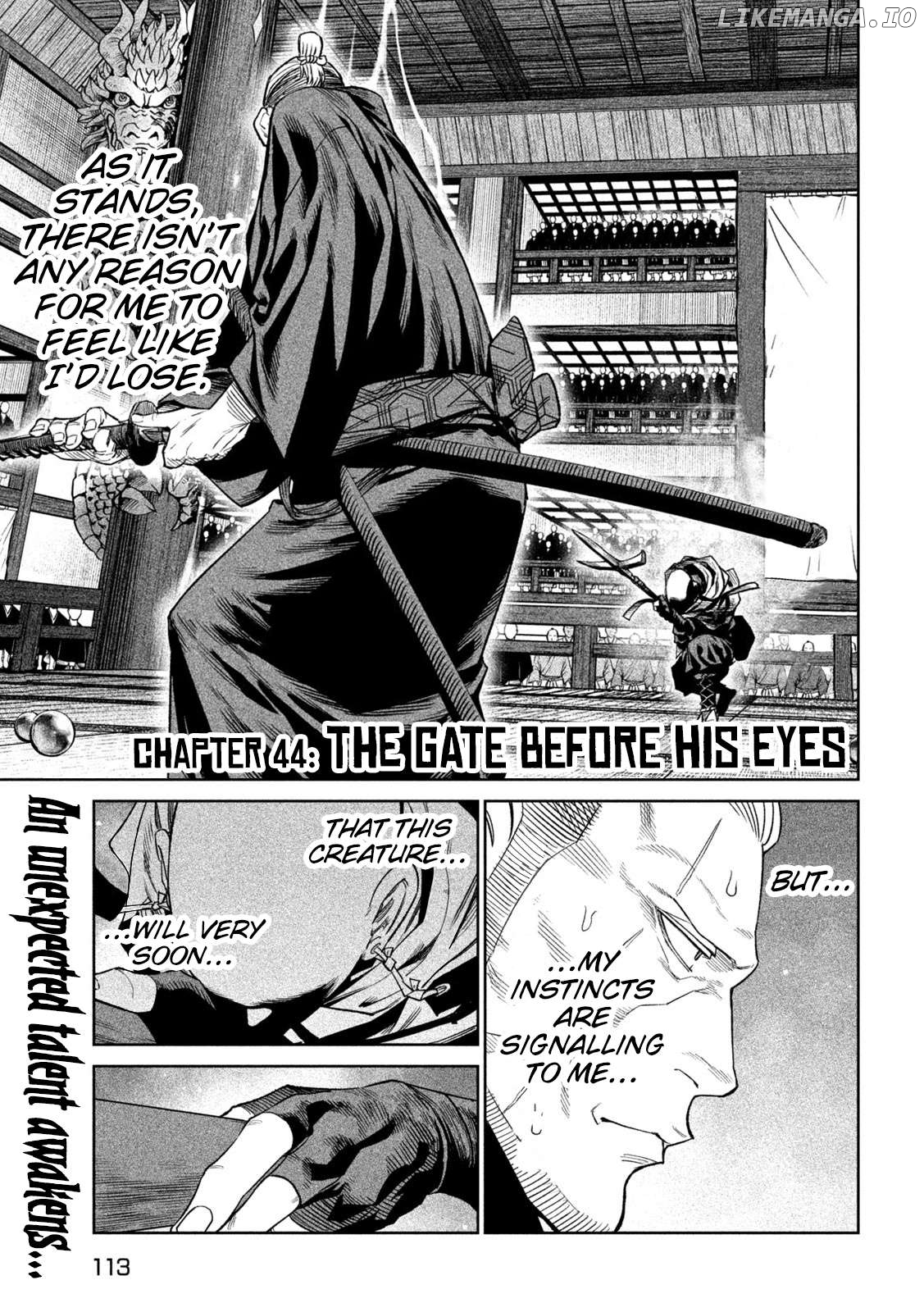 Tenkaichi: Nihon Saikyou Bugeisha Ketteisen Chapter 44 - page 1