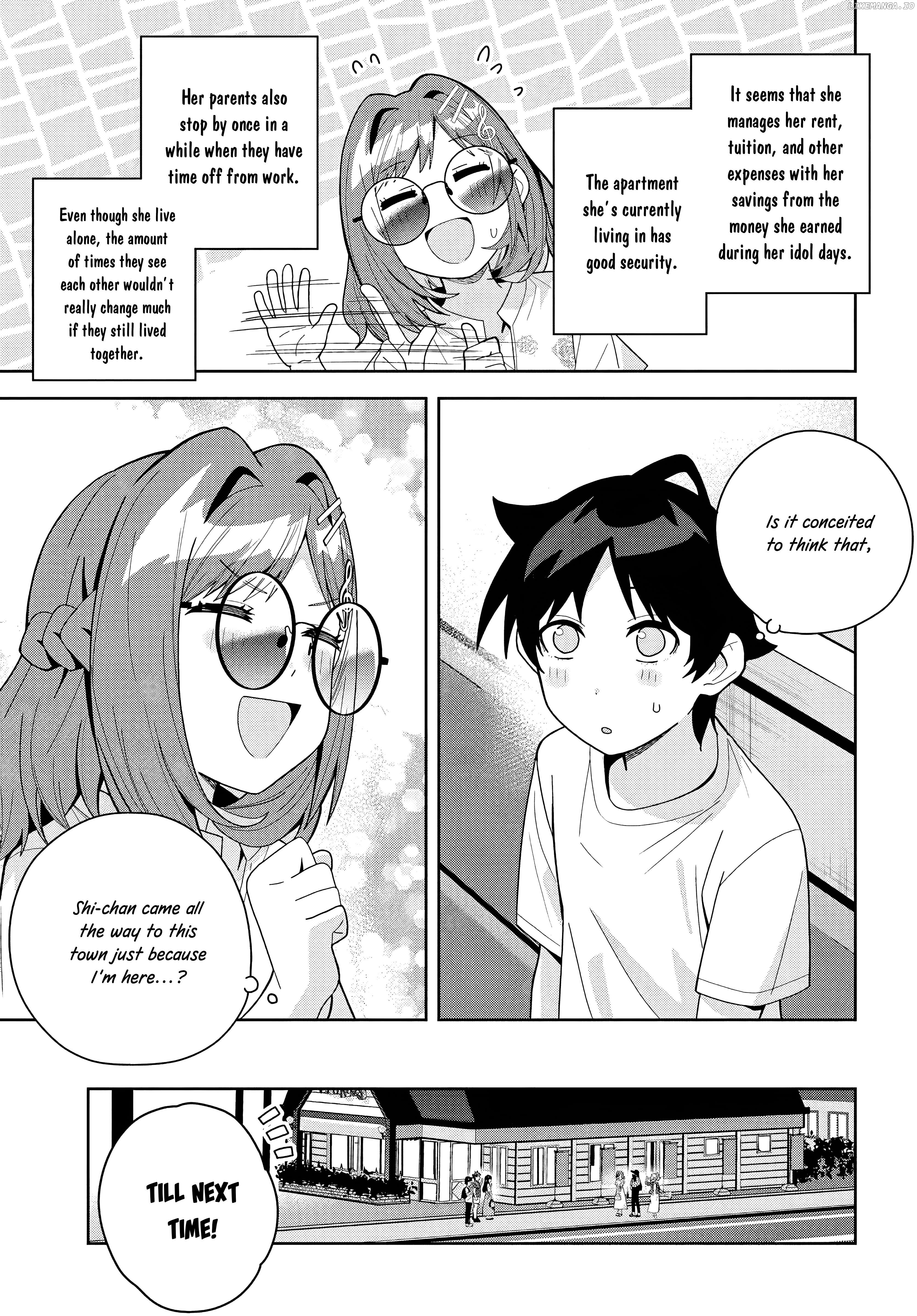 Classmate No Moto Idol Ga, Tonikaku Kyodou Fushin Nan Desu Chapter 18 - page 22
