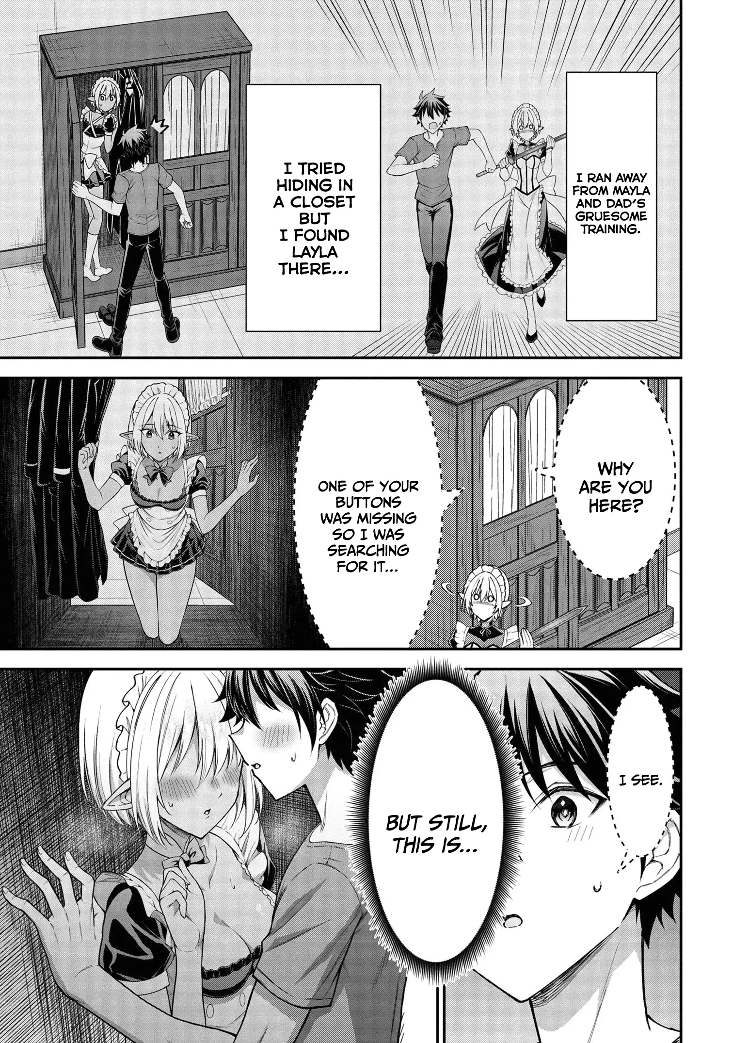 Kuro no Senki II: Isekai Teni Shita Boku ga Saikyou na no wa Bed no Ue dake no You desu Chapter 9 - page 4