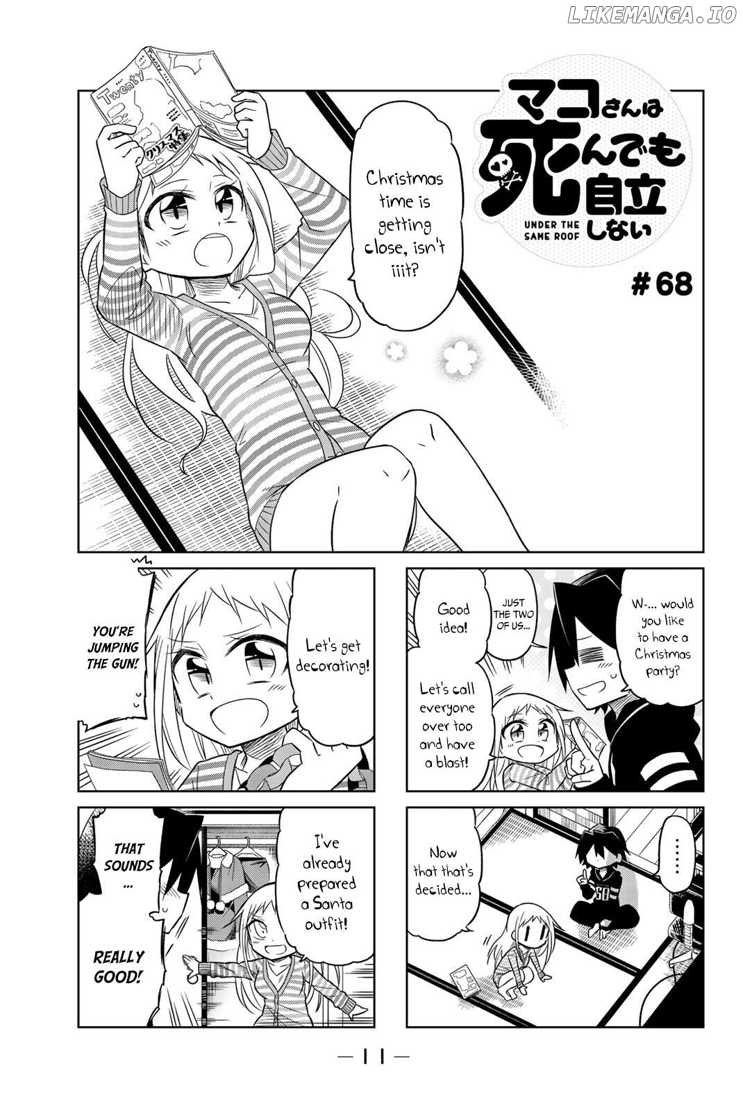 Mako-san Wa Shindemo Jiritsu Shinai Chapter 68 - page 2