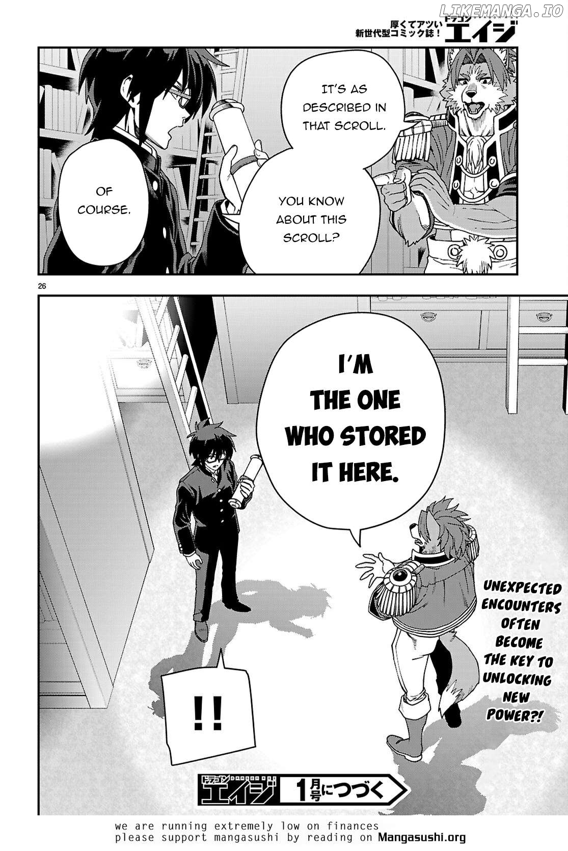 Konjiki no Moji Tsukai - Yuusha Yonin ni Makikomareta Unique Cheat Chapter 114 - page 27