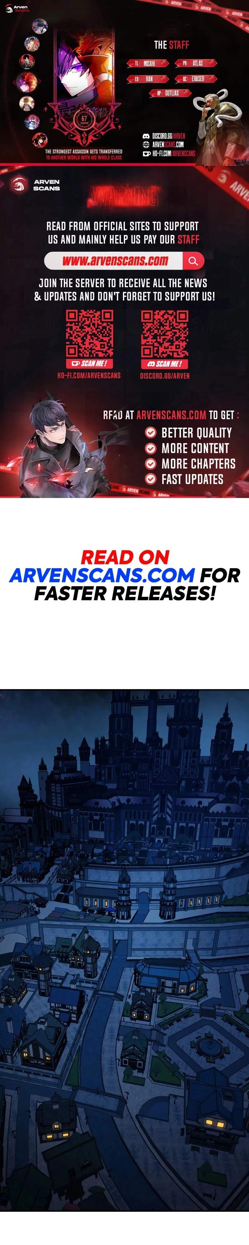 The strongest assassin gets transferred to another world with his whole class Chapter 67 - page 1