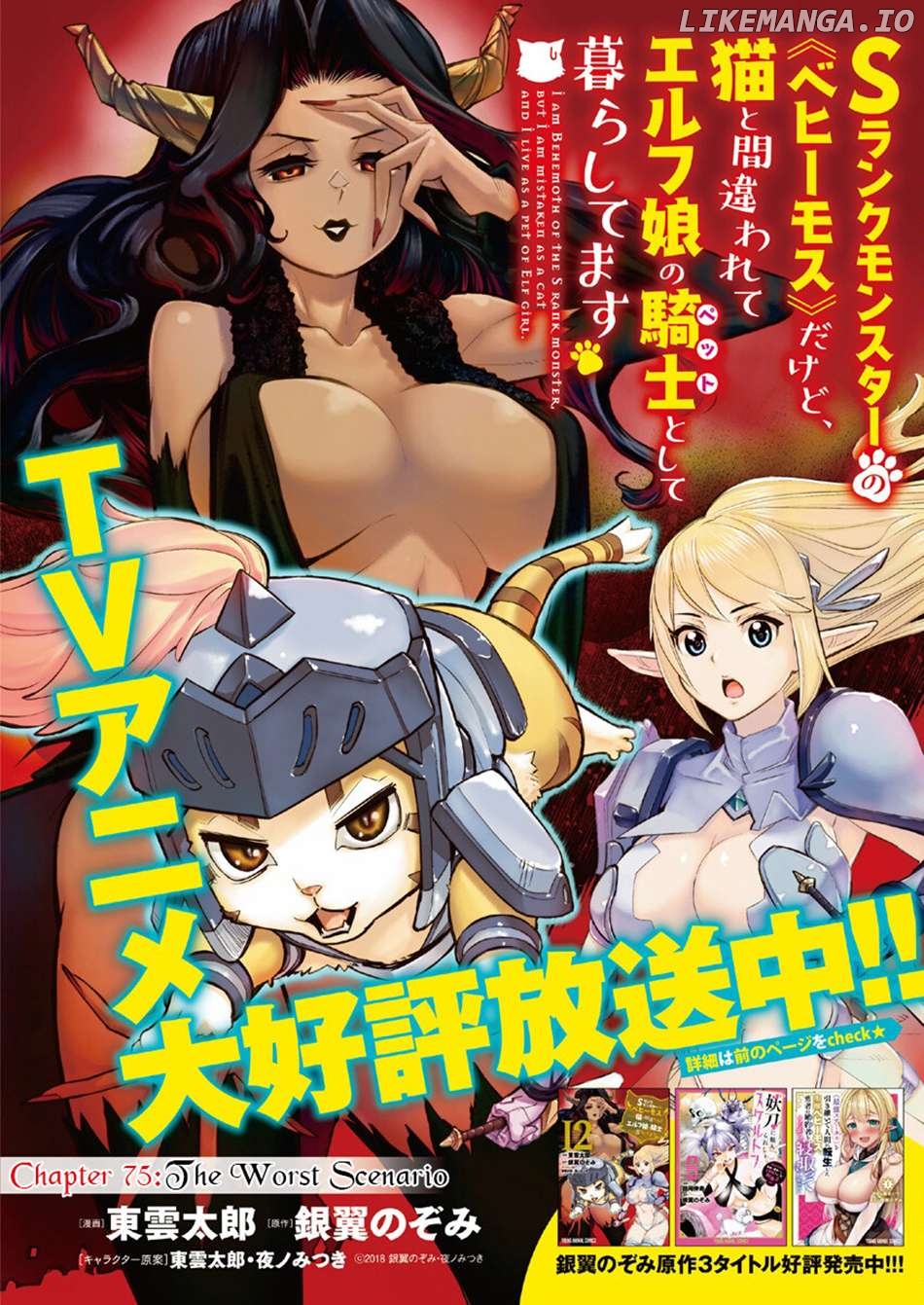 I Am Behemoth Of The S Rank Monster But I Am Mistaken As A Cat And I Live As A Pet Of Elf Girl Chapter 75 - page 2