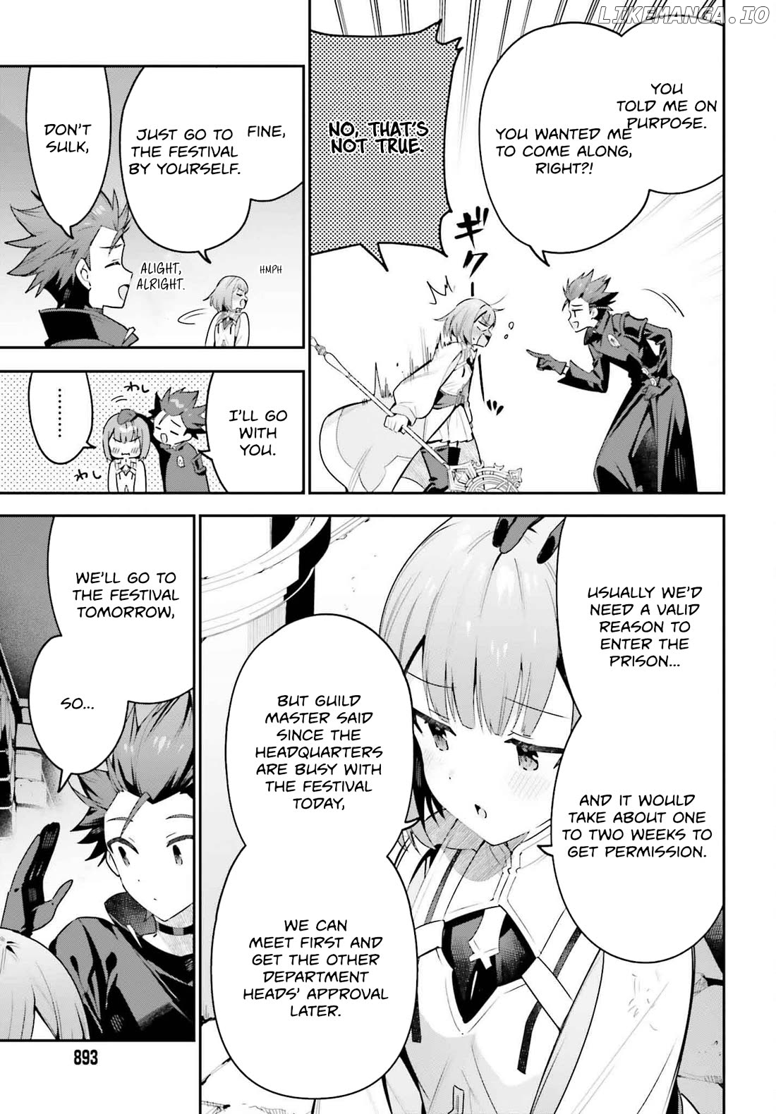 I’m the guild receptionist, but since I don’t want to work overtime, I think I’ll just solo the boss Chapter 32 - page 19
