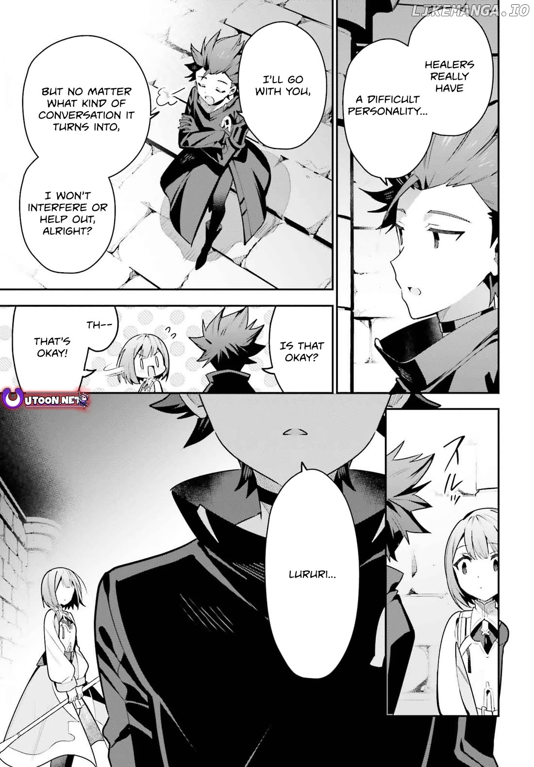 I’m the guild receptionist, but since I don’t want to work overtime, I think I’ll just solo the boss Chapter 32 - page 21