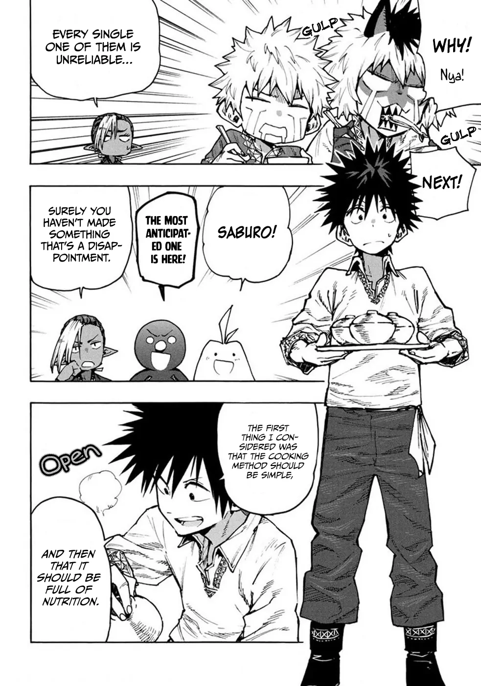 Mazumeshi Elf to Youbokugurashi Chapter 71 - page 14