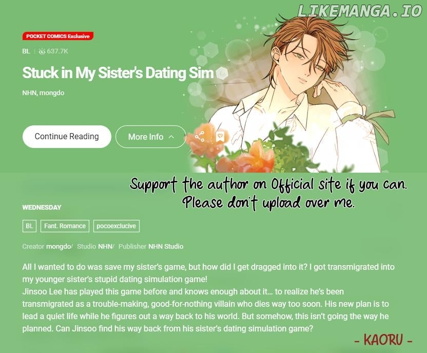 Stuck in My Sister's Dating Sim Chapter 76 - page 22