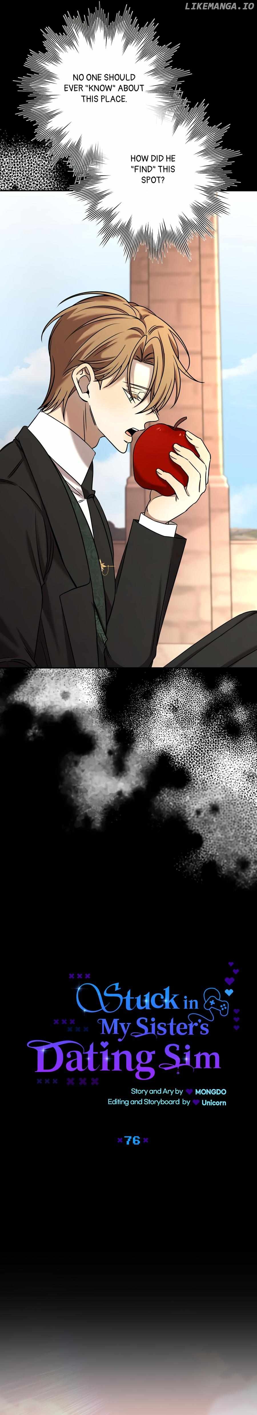 Stuck in My Sister's Dating Sim Chapter 76 - page 3