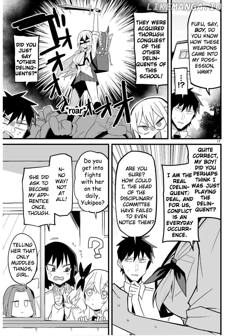 Iinchou Desu Ga Furyou Ni Naru Hodo Koi Shitemasu! Chapter 8 - page 17