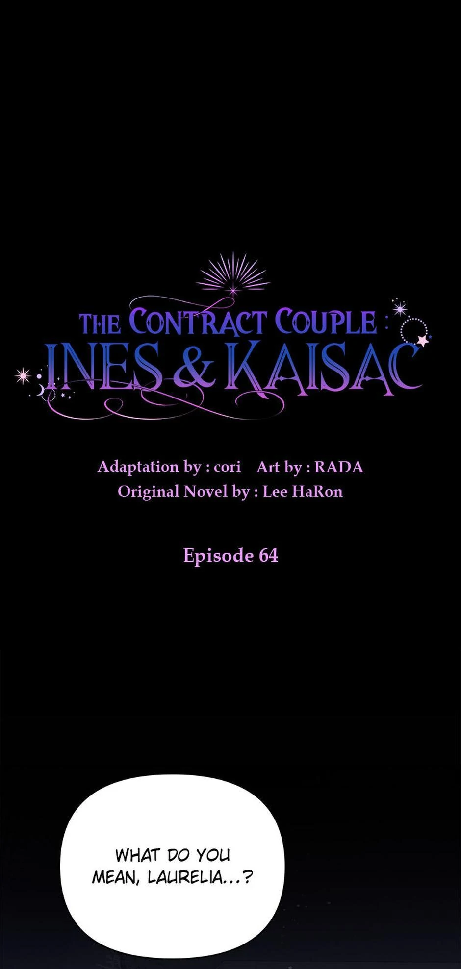 The Contract Couple: Ines & Kaisac Chapter 64 - page 1