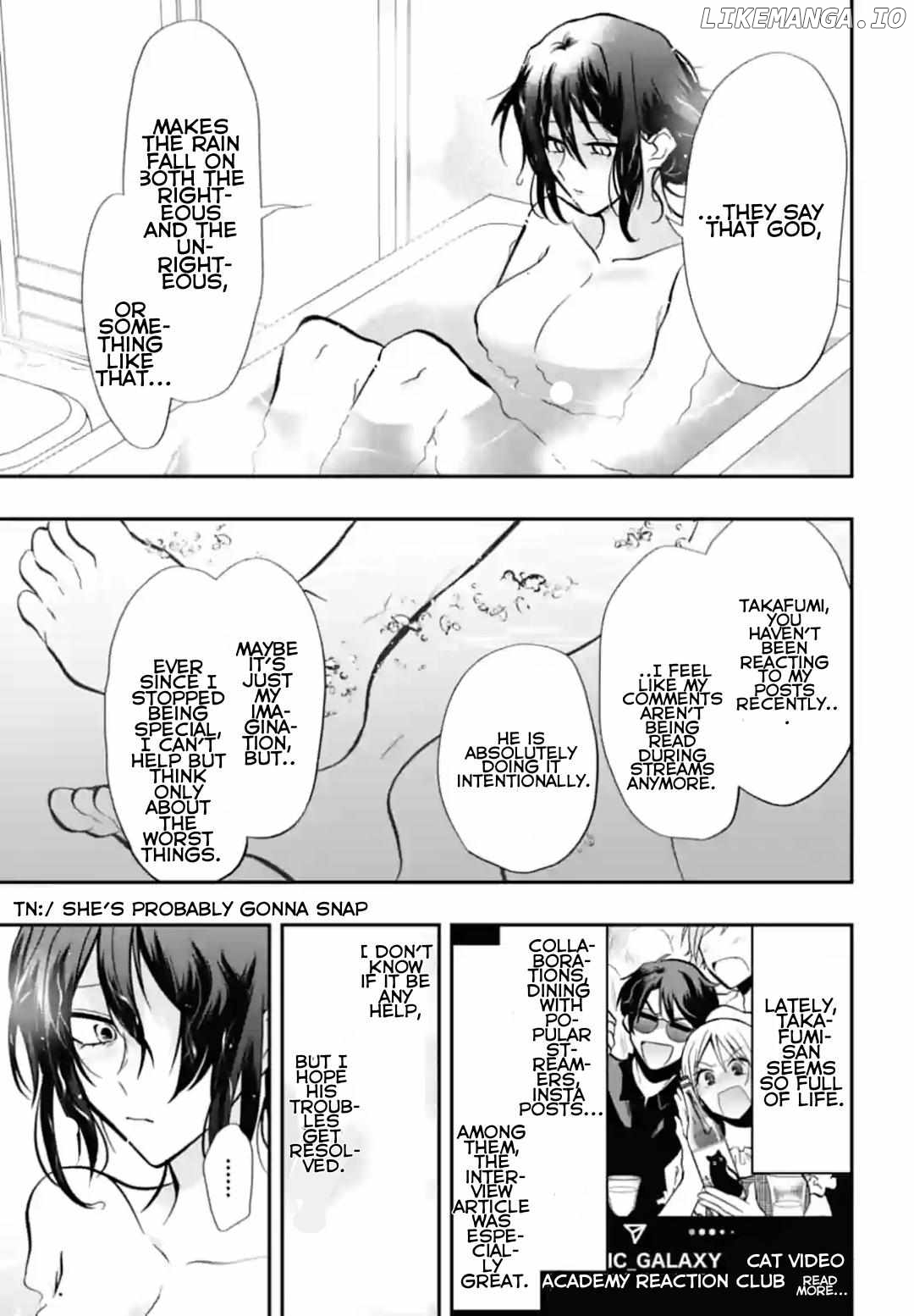 Gachi Koi Nenchakujuu: Net Haishinsha no Kanojo ni naritakute Chapter 59 - page 11