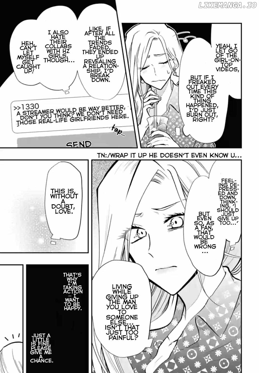 Gachi Koi Nenchakujuu: Net Haishinsha no Kanojo ni naritakute Chapter 59 - page 9