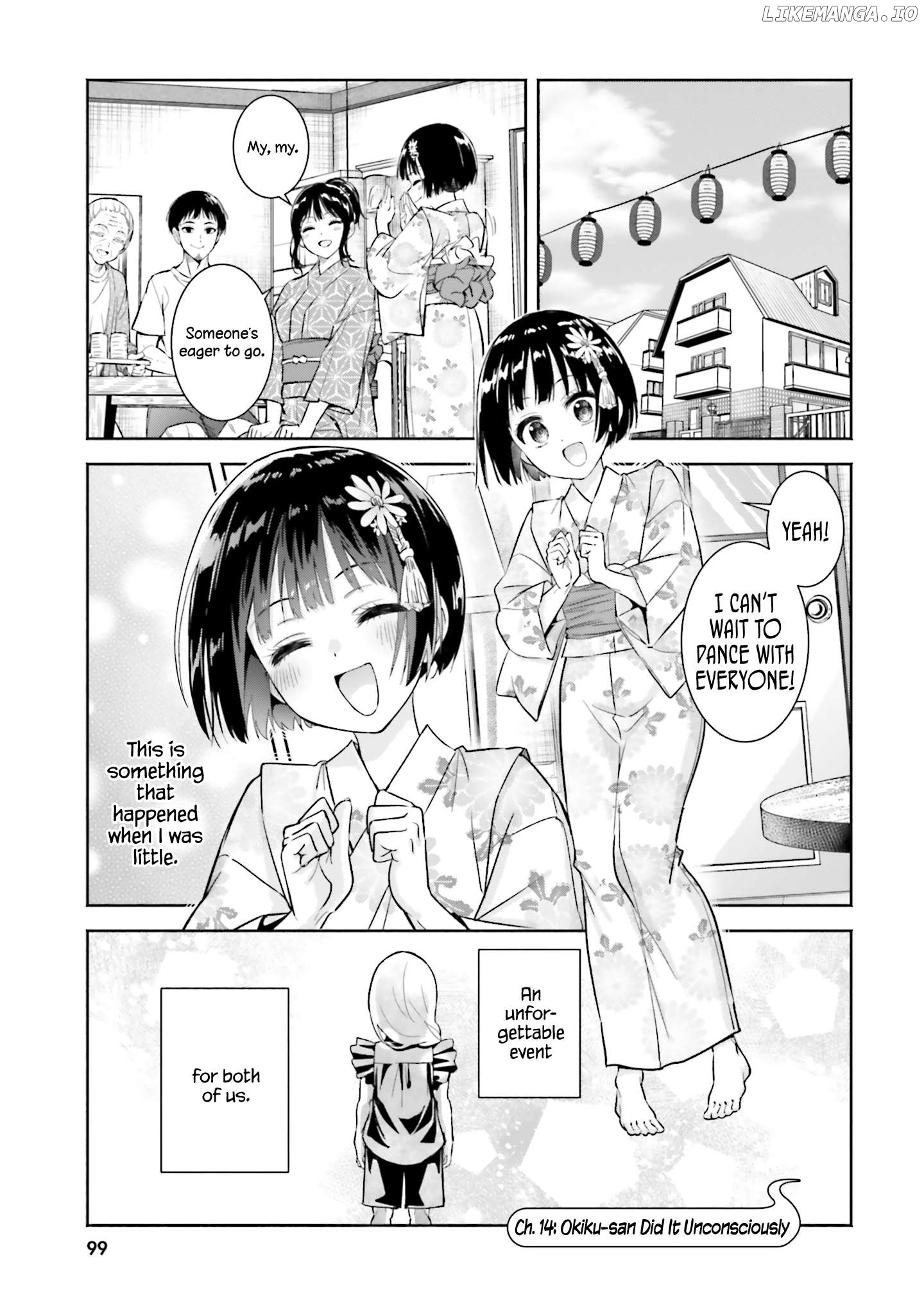 Okiku-San Wa Ichatsukitai Chapter 14 - page 1
