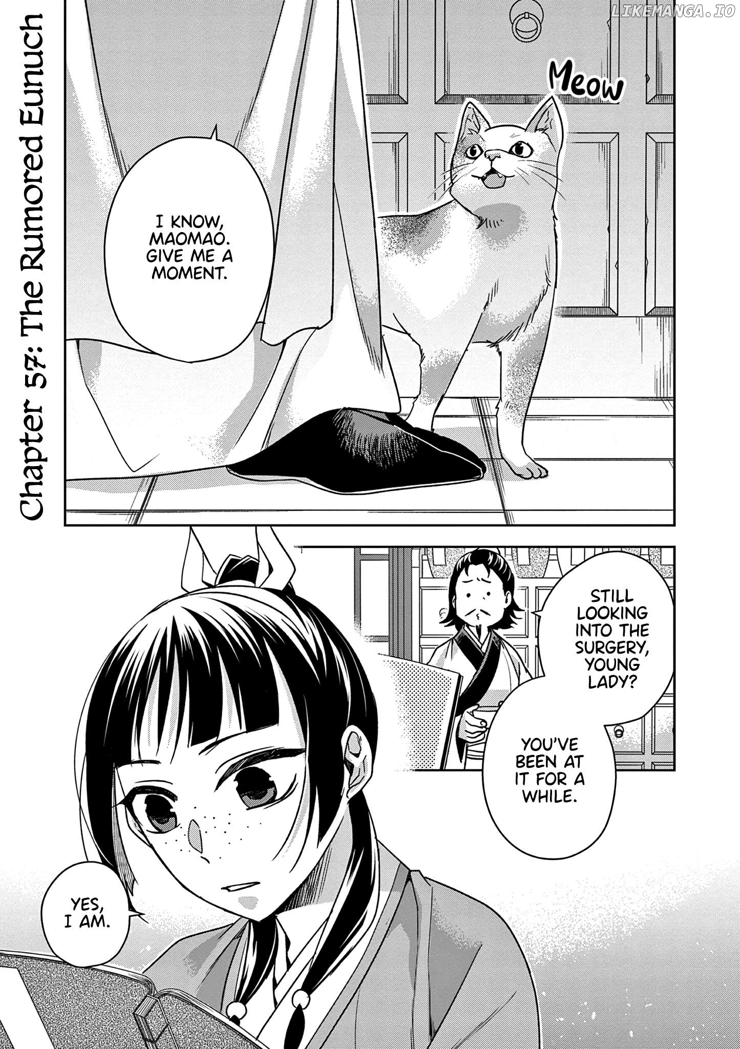 Kusuriya no Hitorigoto - Maomao no Koukyuu Nazotoki Techou Chapter 57 - page 1