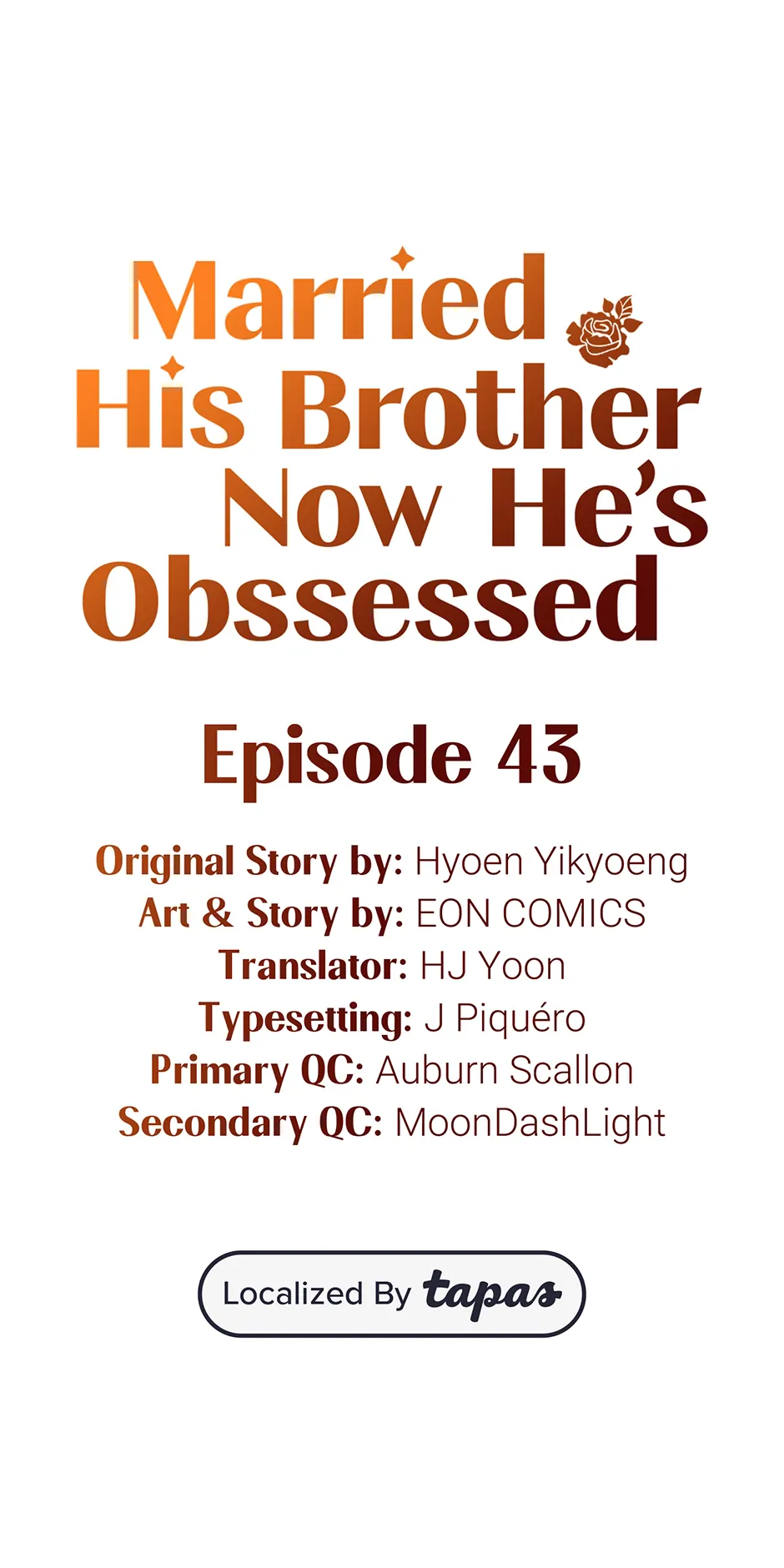 Married His Brother and Now He's Obsessed Chapter 43 - page 1