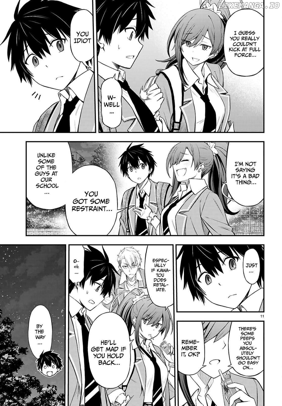 Houkago wa Kenka Saikyou no Gyaru ni Tsurekomareru Seikatsu Kanojo-tachi ni Sukarete, Boku mo Saikyou ni!? Chapter 7 - page 11