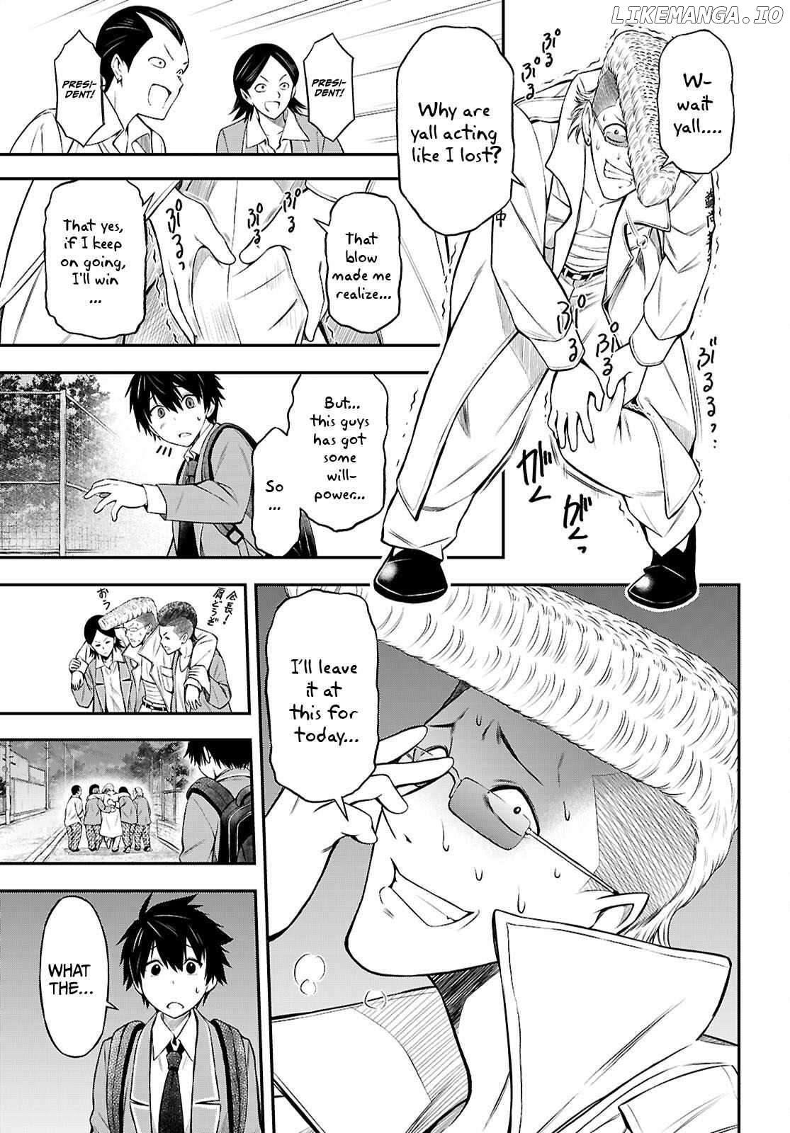 Houkago wa Kenka Saikyou no Gyaru ni Tsurekomareru Seikatsu Kanojo-tachi ni Sukarete, Boku mo Saikyou ni!? Chapter 7 - page 9