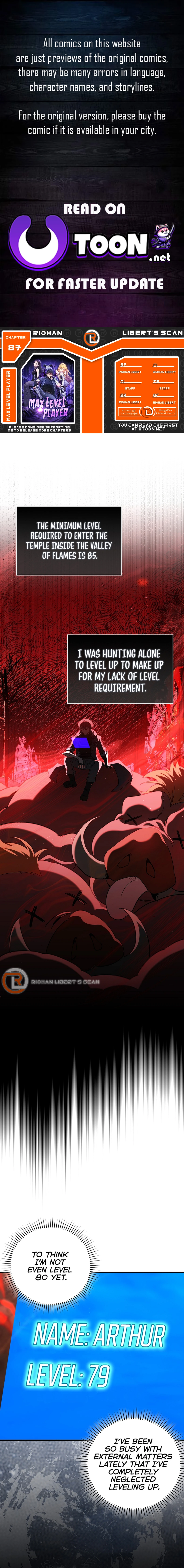 Max Level Player Chapter 87 - page 1