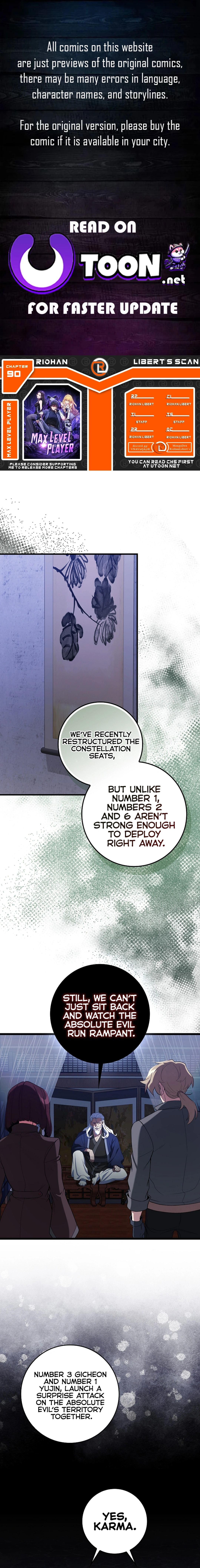 Max Level Player Chapter 90 - page 1