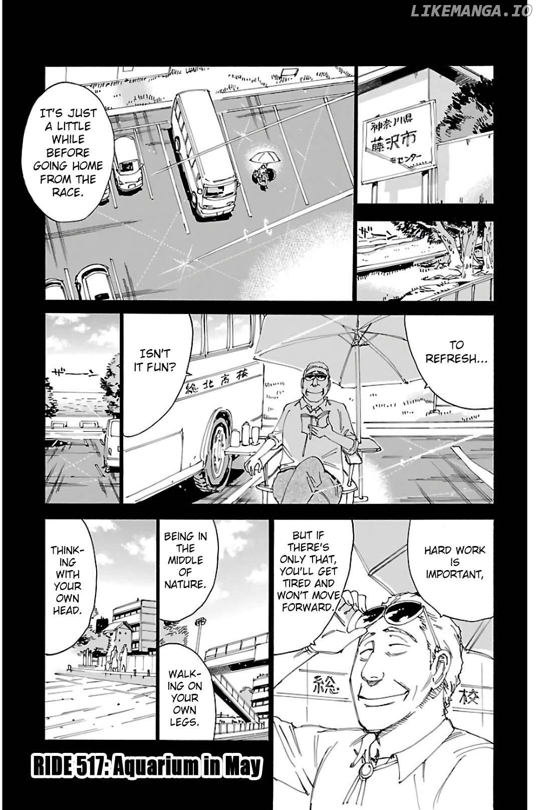 Yowamushi Pedal Chapter 517 - page 1