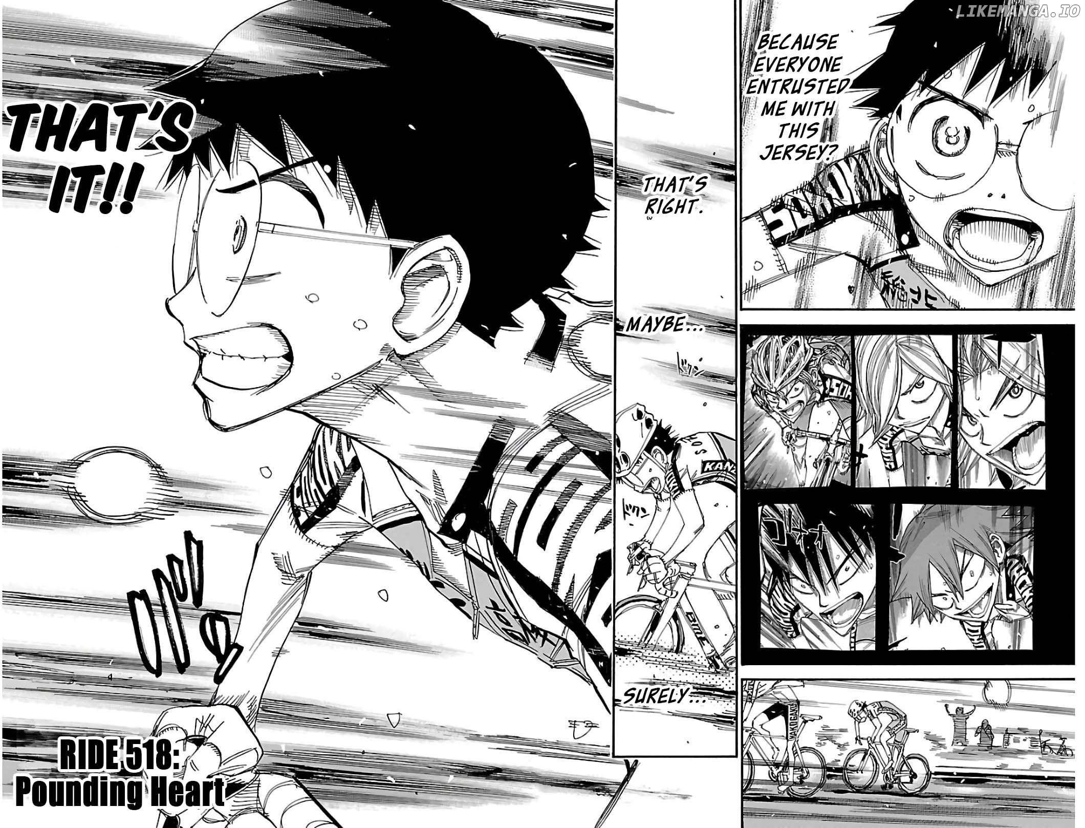 Yowamushi Pedal Chapter 518 - page 4