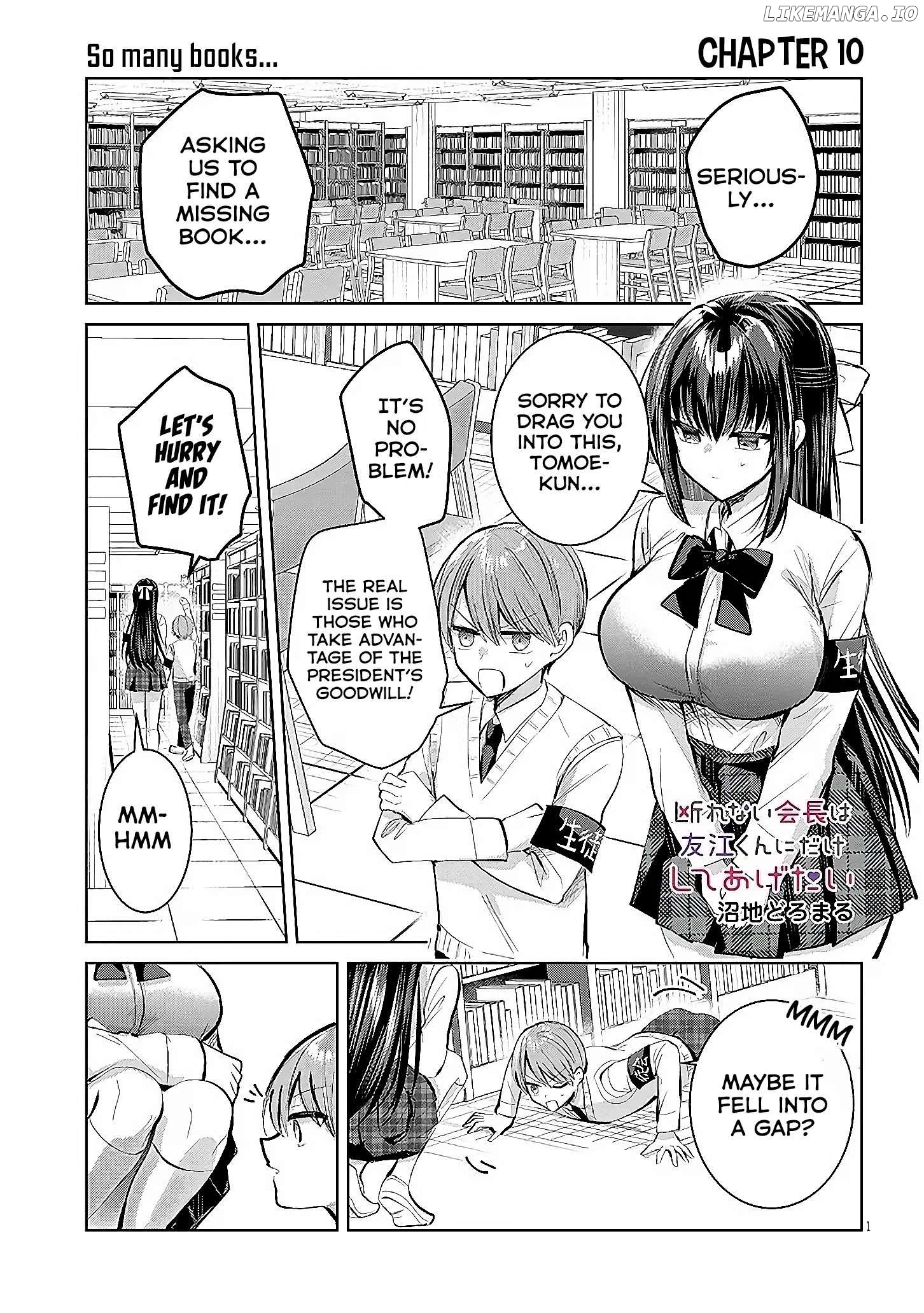 Kotowarenai Kaichou wa Tomoe-kun ni Dake shite Agetai Chapter 10 - page 2