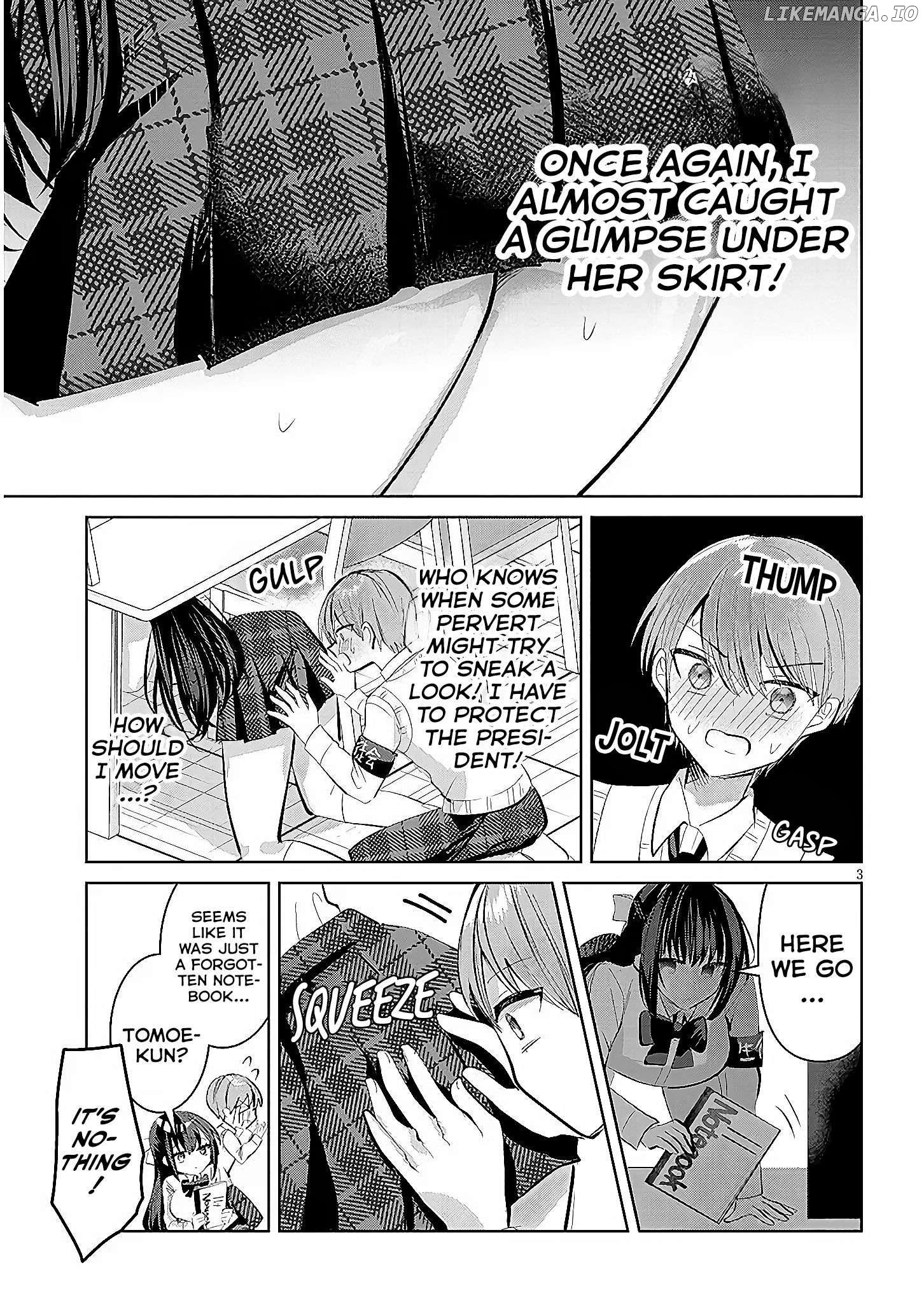 Kotowarenai Kaichou wa Tomoe-kun ni Dake shite Agetai Chapter 10 - page 4