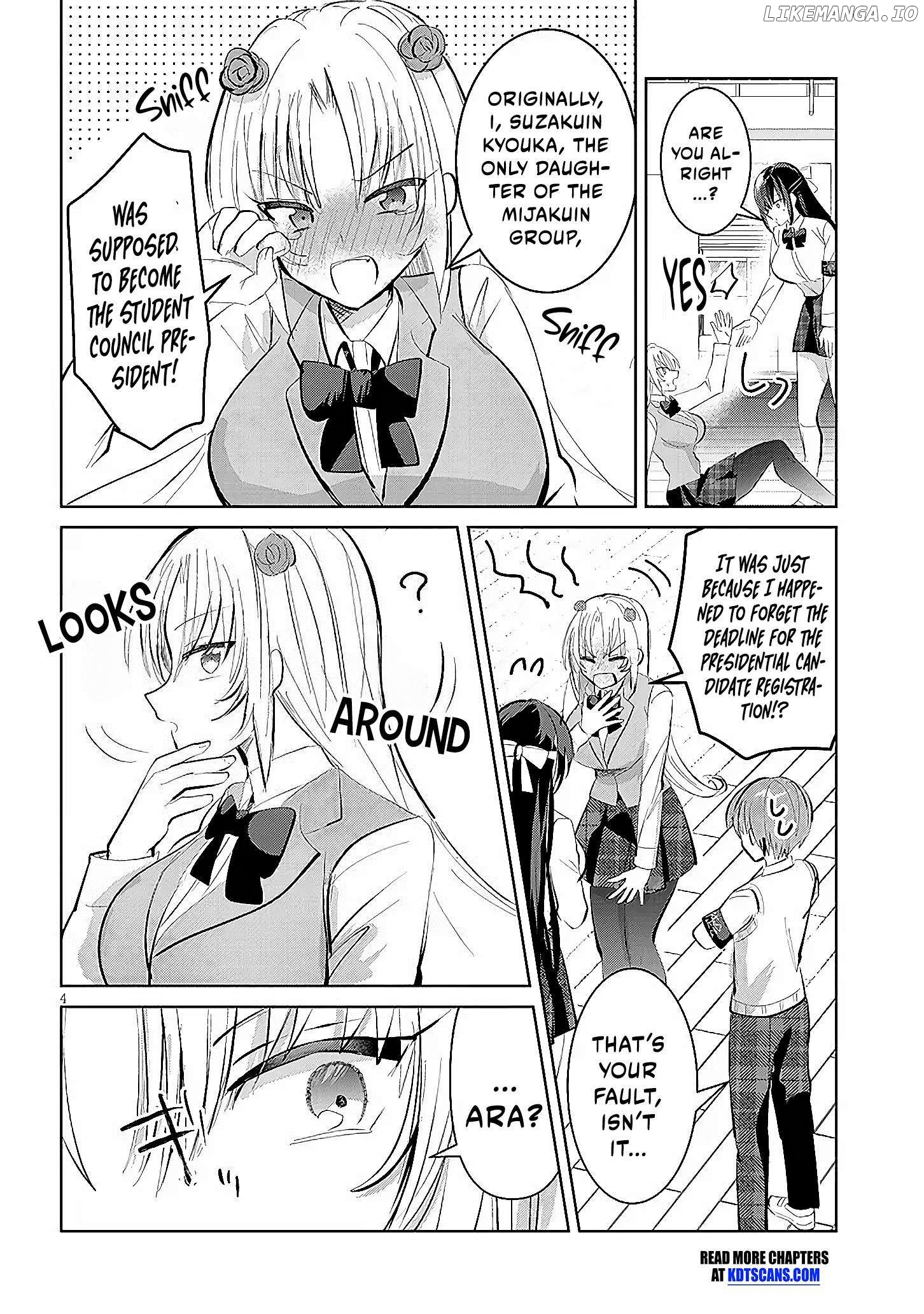 Kotowarenai Kaichou wa Tomoe-kun ni Dake shite Agetai Chapter 8 - page 5