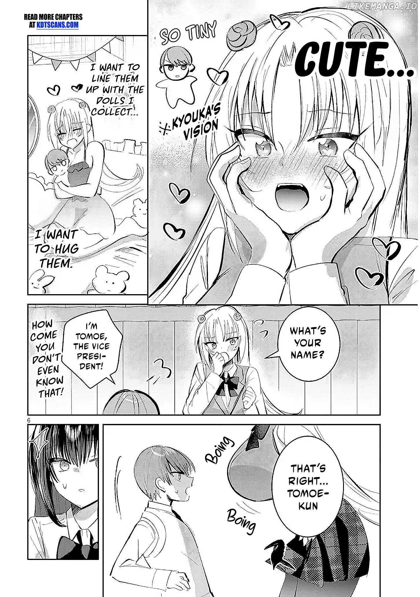 Kotowarenai Kaichou wa Tomoe-kun ni Dake shite Agetai Chapter 8 - page 7