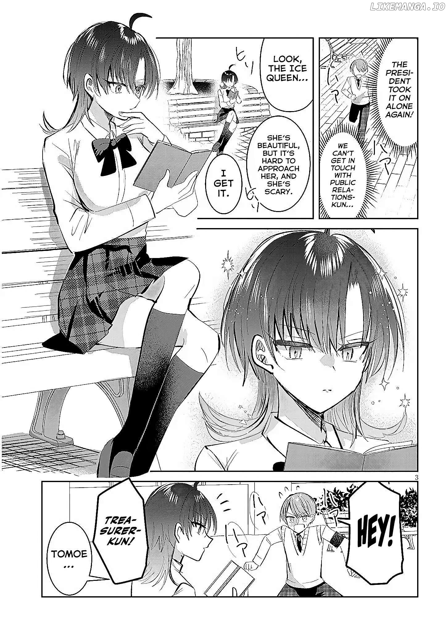 Kotowarenai Kaichou wa Tomoe-kun ni Dake shite Agetai Chapter 9 - page 4