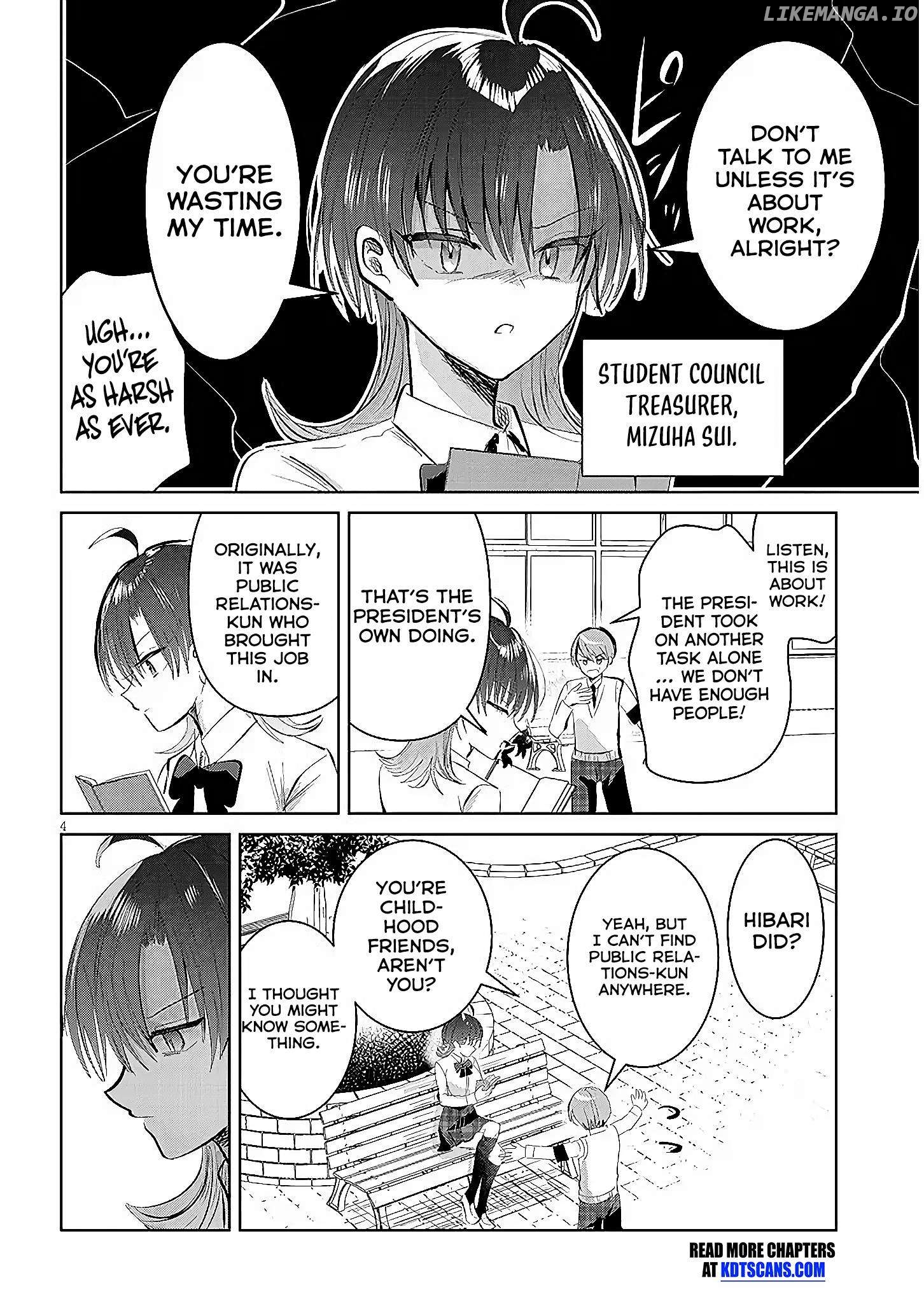 Kotowarenai Kaichou wa Tomoe-kun ni Dake shite Agetai Chapter 9 - page 5