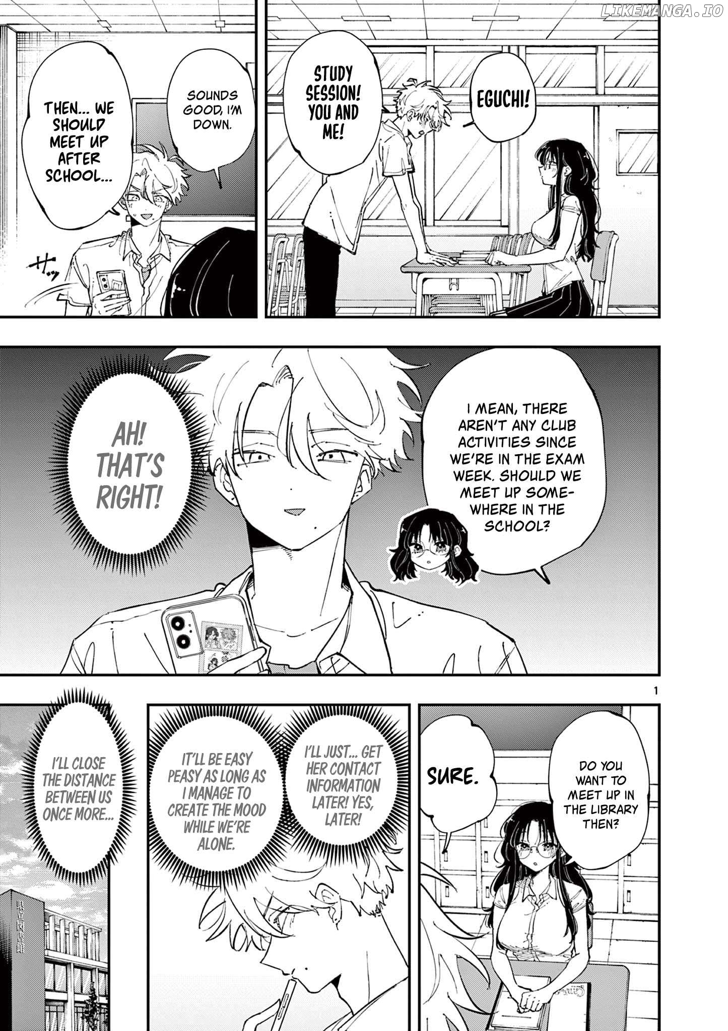 The Person Sitting Next to Me Looking at Me with Perverted Eyes Chapter 36 - page 1