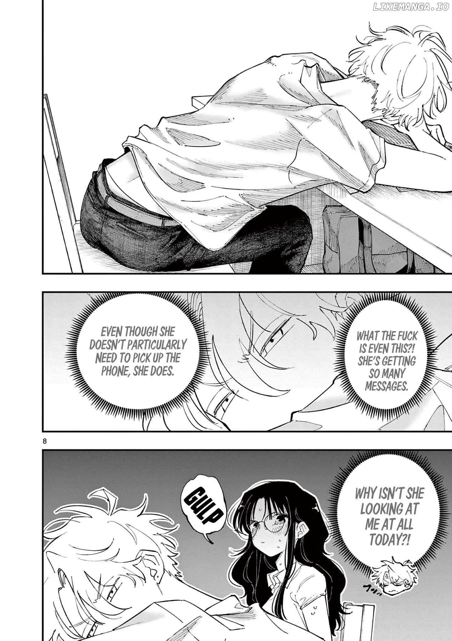 The Person Sitting Next to Me Looking at Me with Perverted Eyes Chapter 36 - page 8