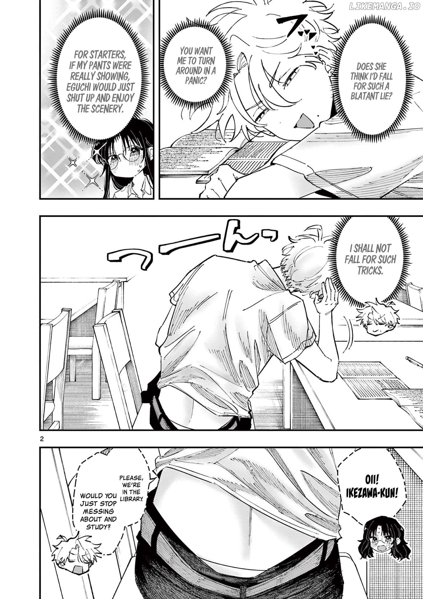 The Person Sitting Next to Me Looking at Me with Perverted Eyes Chapter 37 - page 2