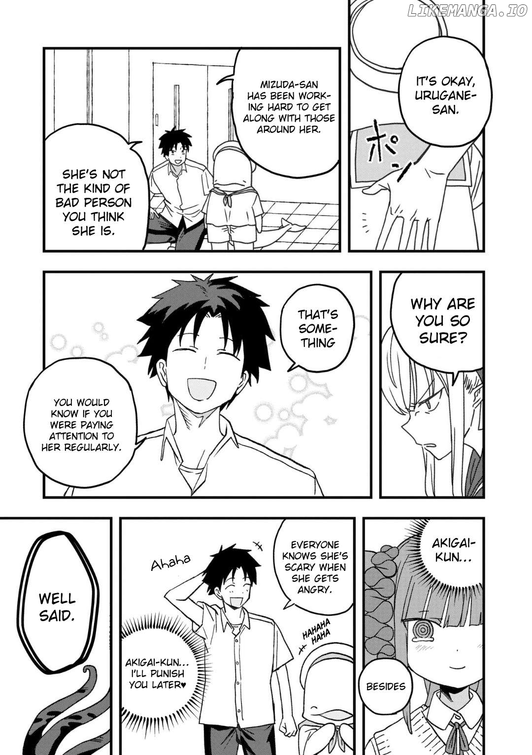 Mizudako-Chan Kara Wa Nigerarenai! Chapter 19 - page 7