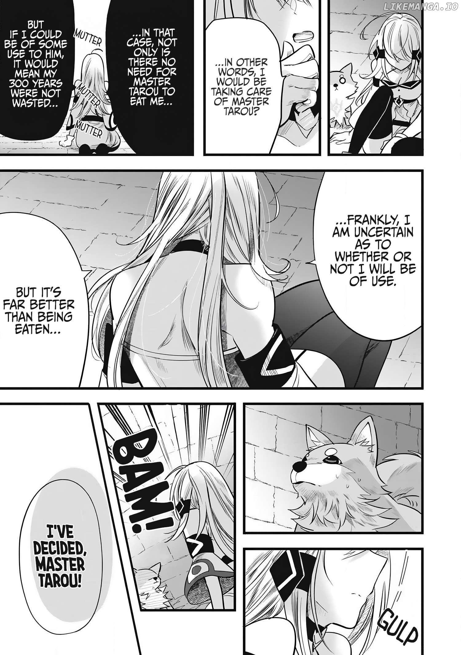 Fenrir ni Tensei shita Hazu ga Dou Mitemo Shiba Inu - Shiba Inu (Saikyou) ni Natta Ore, Mofumofu sare Nagara Kami e to Nariagaru Chapter 2 - page 32