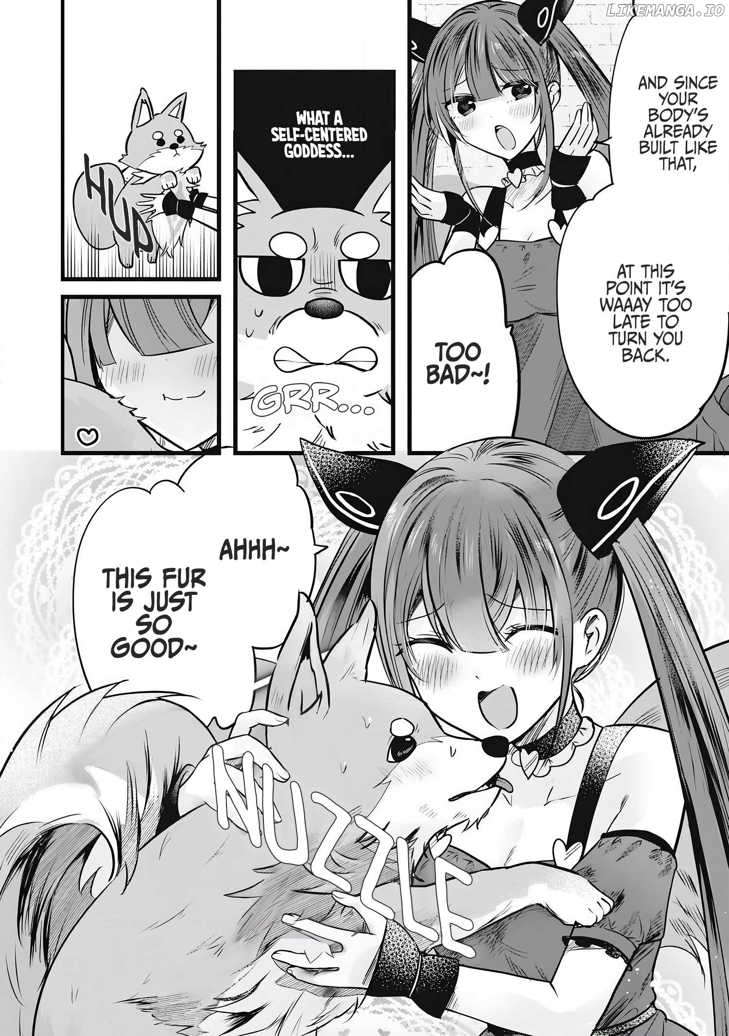 Fenrir ni Tensei shita Hazu ga Dou Mitemo Shiba Inu - Shiba Inu (Saikyou) ni Natta Ore, Mofumofu sare Nagara Kami e to Nariagaru Chapter 2 - page 5