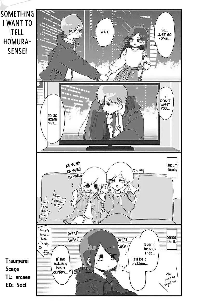 Homura Sensei Is Probably Unpopular Chapter 56 - page 1