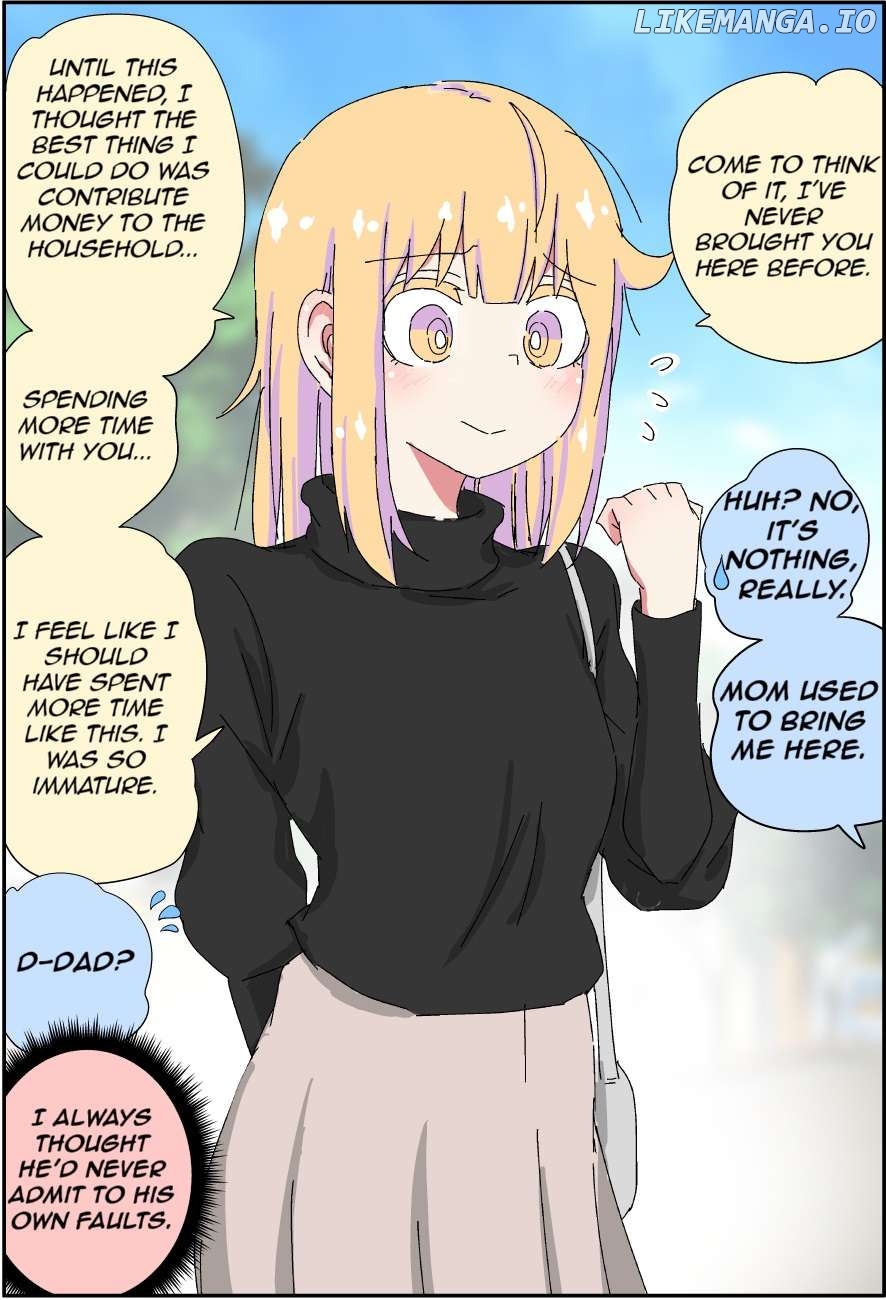 My father has become a beautiful girl and it's a lot of pain Chapter 20 - page 2
