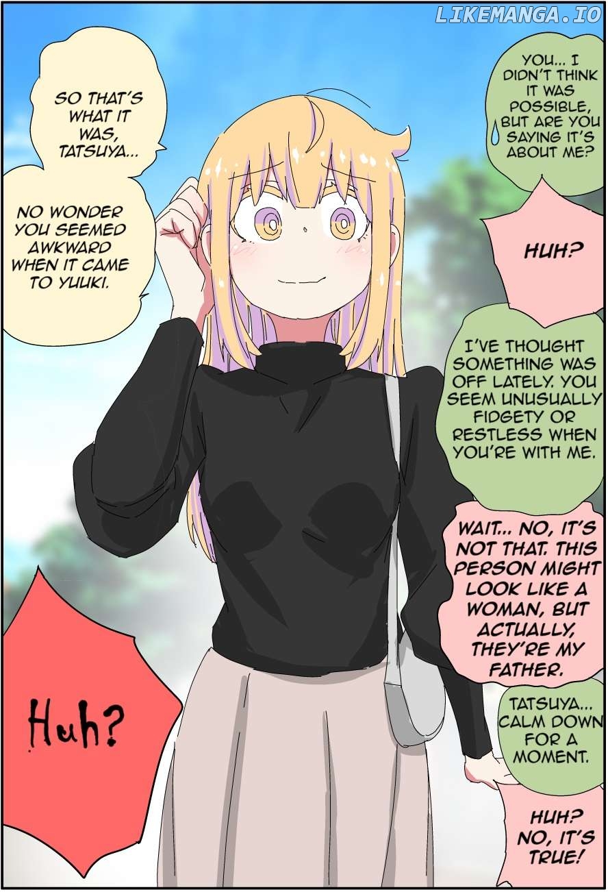 My father has become a beautiful girl and it's a lot of pain Chapter 23 - page 2