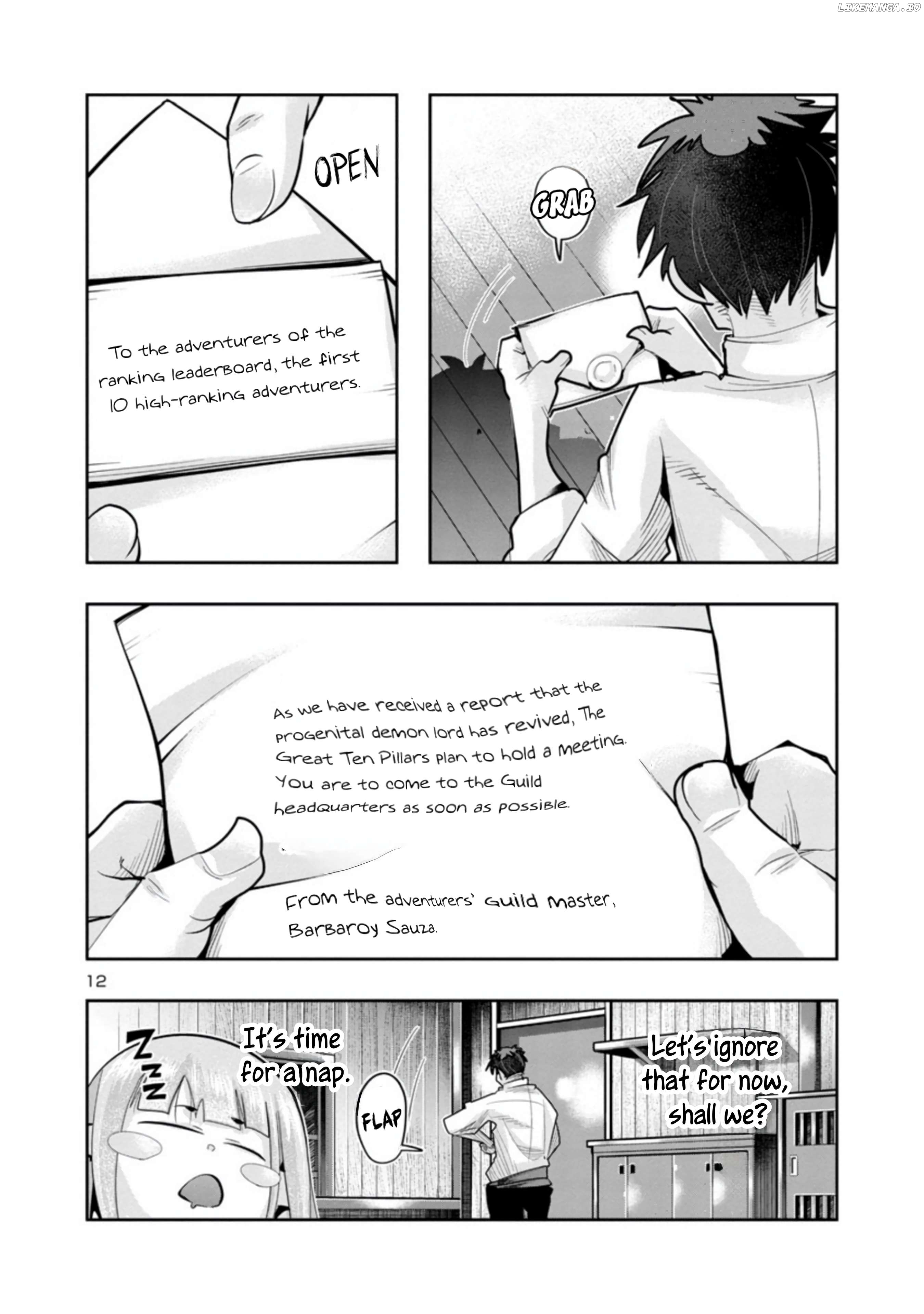 Uchi no Deshi ga Itsu no Manika Jinrui Saikyou ni Natte-ite, Nan no Sainou Monai Shishou no Ore ga, Sore wo Koeru Uchuu Saikyou ni Go Nintei Sareteiru Kudan ni Tsuite Chapter 7.1 - page 12