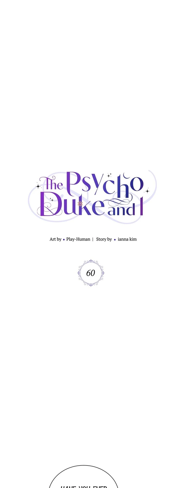 The Psycho Duke and I Chapter 60 - page 1