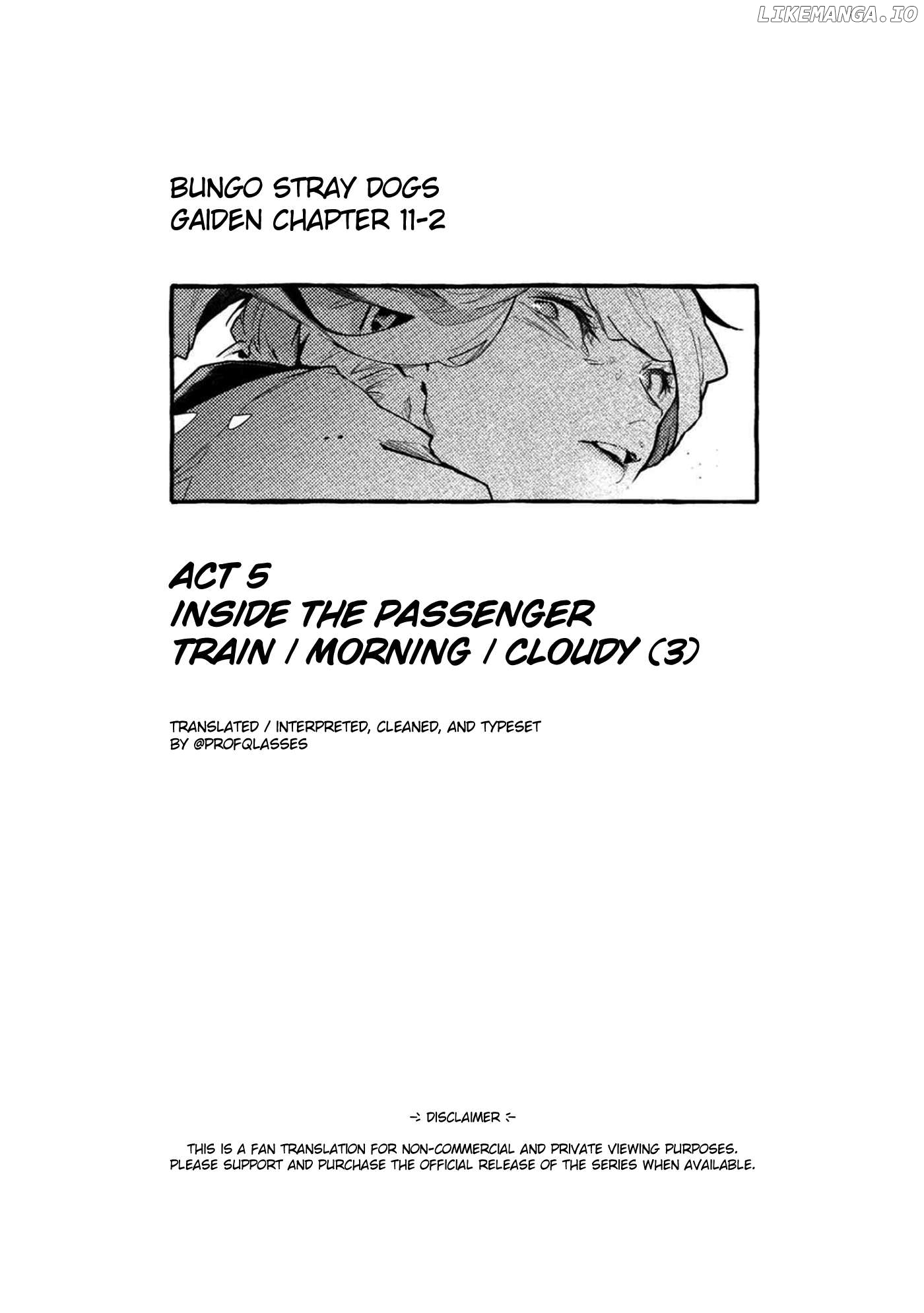 Bungou Stray Dogs Gaiden: Ayatsuji Yukito VS. Kyougoku Natsuhiko Chapter 11.2  - page 1
