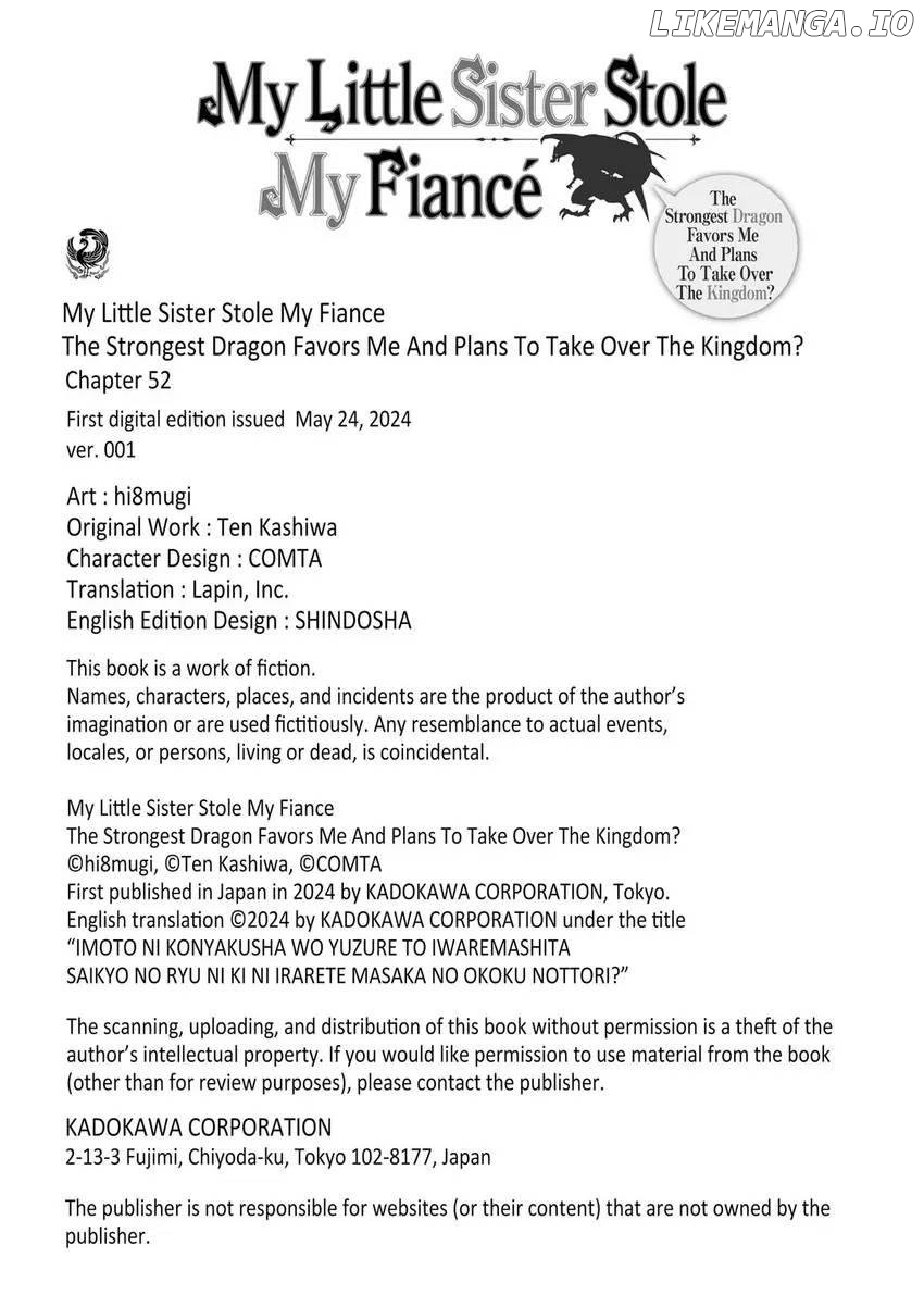 I was Told to Relinquish My Fiancé to My Little Sister, and the Greatest Dragon Took a Liking to Me and Unbelievably Took Over the Kingdom Chapter 52 - page 32