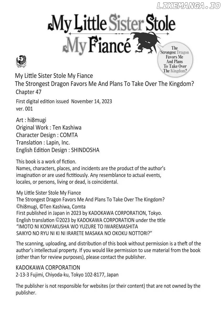 I was Told to Relinquish My Fiancé to My Little Sister, and the Greatest Dragon Took a Liking to Me and Unbelievably Took Over the Kingdom Chapter 47 - page 30